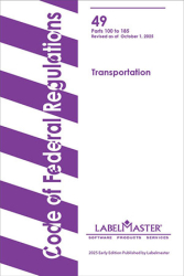 PRE-ORDER: Early Edition 49 CFR (Fall 2025)