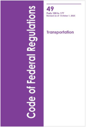 PRE-ORDER: 49 CFR Government Edition (2026)